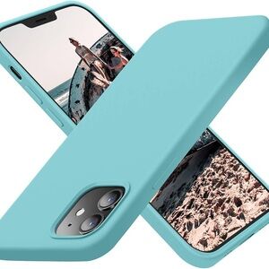 Cordking iPhone 12/12 Pro Case Silicone Shockproof Sea Blue
